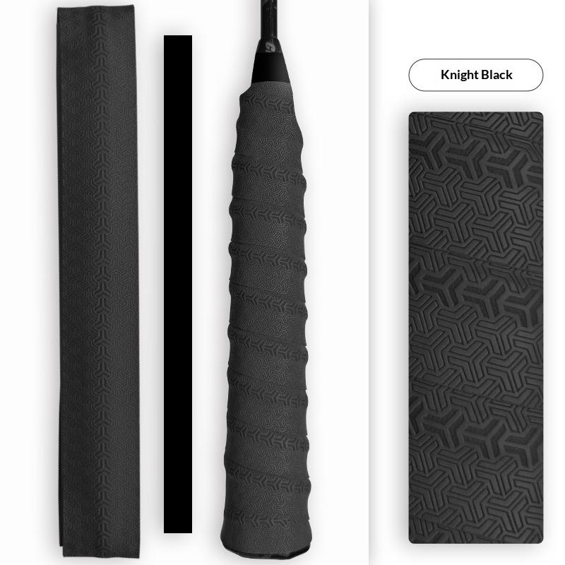 Badminton Hand Rubber Anti-Slip Racket Grip Sport Overgrip Tape Tennis Overgrips Sweatband Racket Shock Absorption Grip Tape чёрный