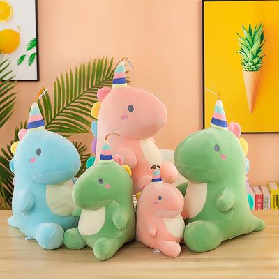 New Creative Candy Dinosaur Doll Large Dinosaur Plush Toy Sleeping Pillow Eight-inch Grab Machine Doll