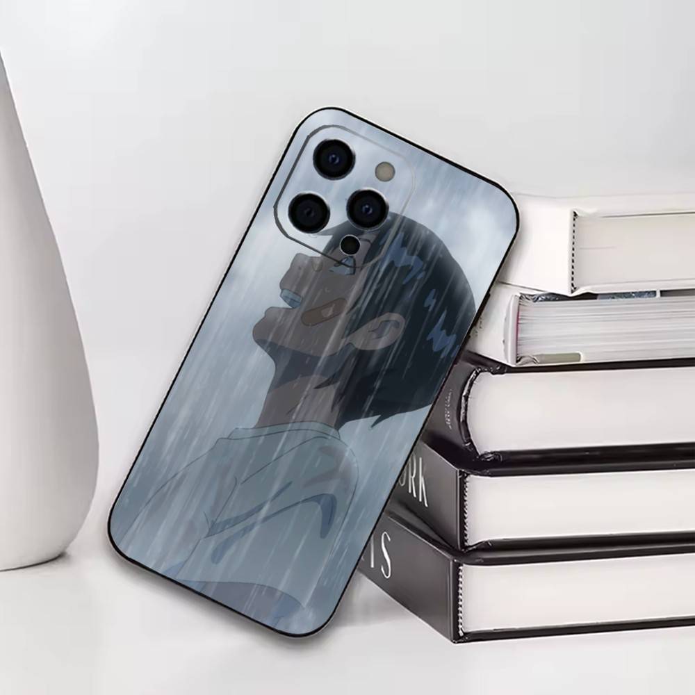 

Weathering With You Phone Case For iPhone17,16,15,14,13,12,11 Plus,Pro Others Soft Black Cover iPhone14Pro