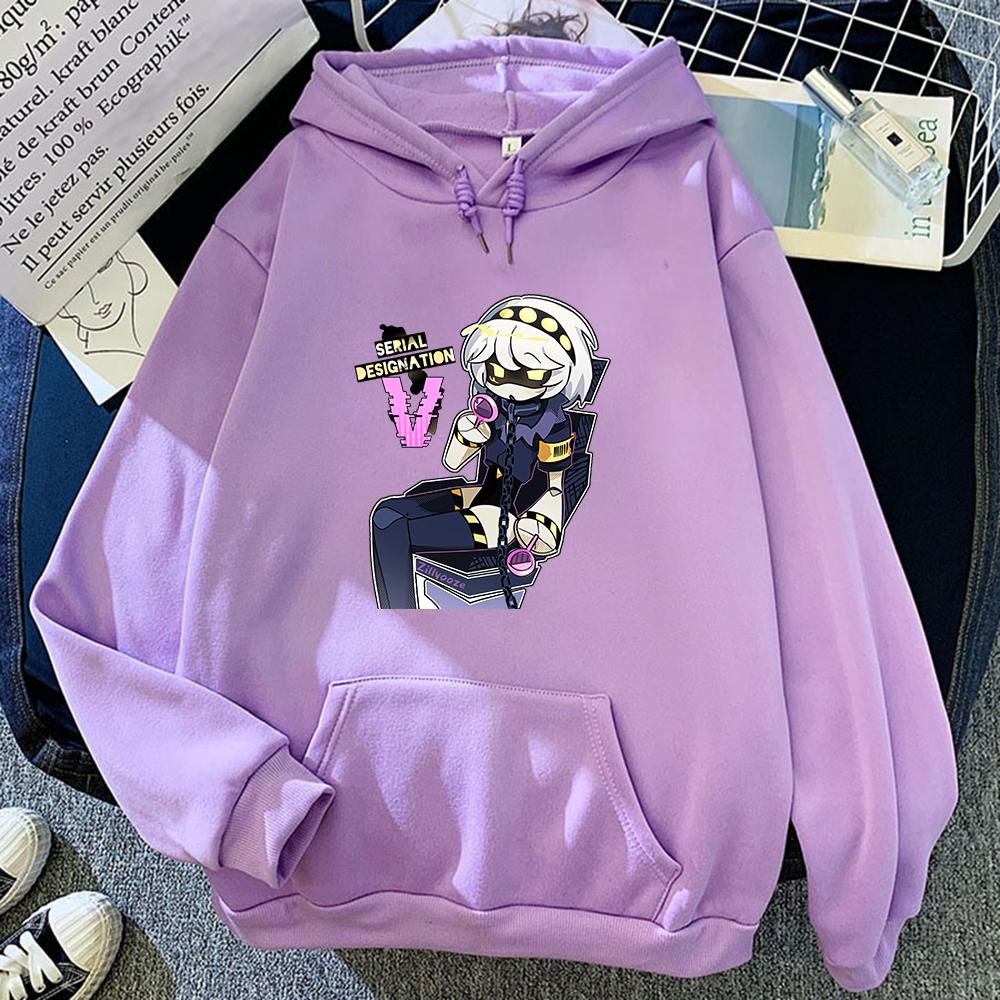Unisex Anime Cartoon Hoodies For Women Assassination Drones Harajuku Trendy Streetwear Funny Aesthetic Pullover Sweatshirt Tops