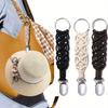 Travel Leather Hat Clip Outdoor Backpack Luggage Storage Clip PU Leather Multi-purpose Straw Hat Clip Hat Accessories