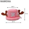 Cute Tony Chopper Cap Plush Anime Cotton Kawaii Blue Cartoon Comfortable Soft Unisex Character Dress Up Party Cosplay Hat