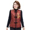 Sleeveless Vest Embroidered Disc Buckle Vest Vest Winter Versatile Large Size Top Women