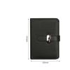 B5 Budget Binder Transparent Refillable Loose Leaf Ring Binder Planner Notebook Leather Snap A5 Binder