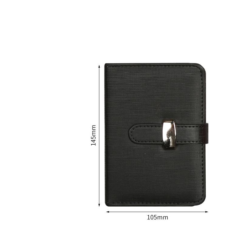 B5 Budget Binder Transparent Refillable Loose Leaf Ring Binder Planner Notebook Leather Snap A5 Binder
