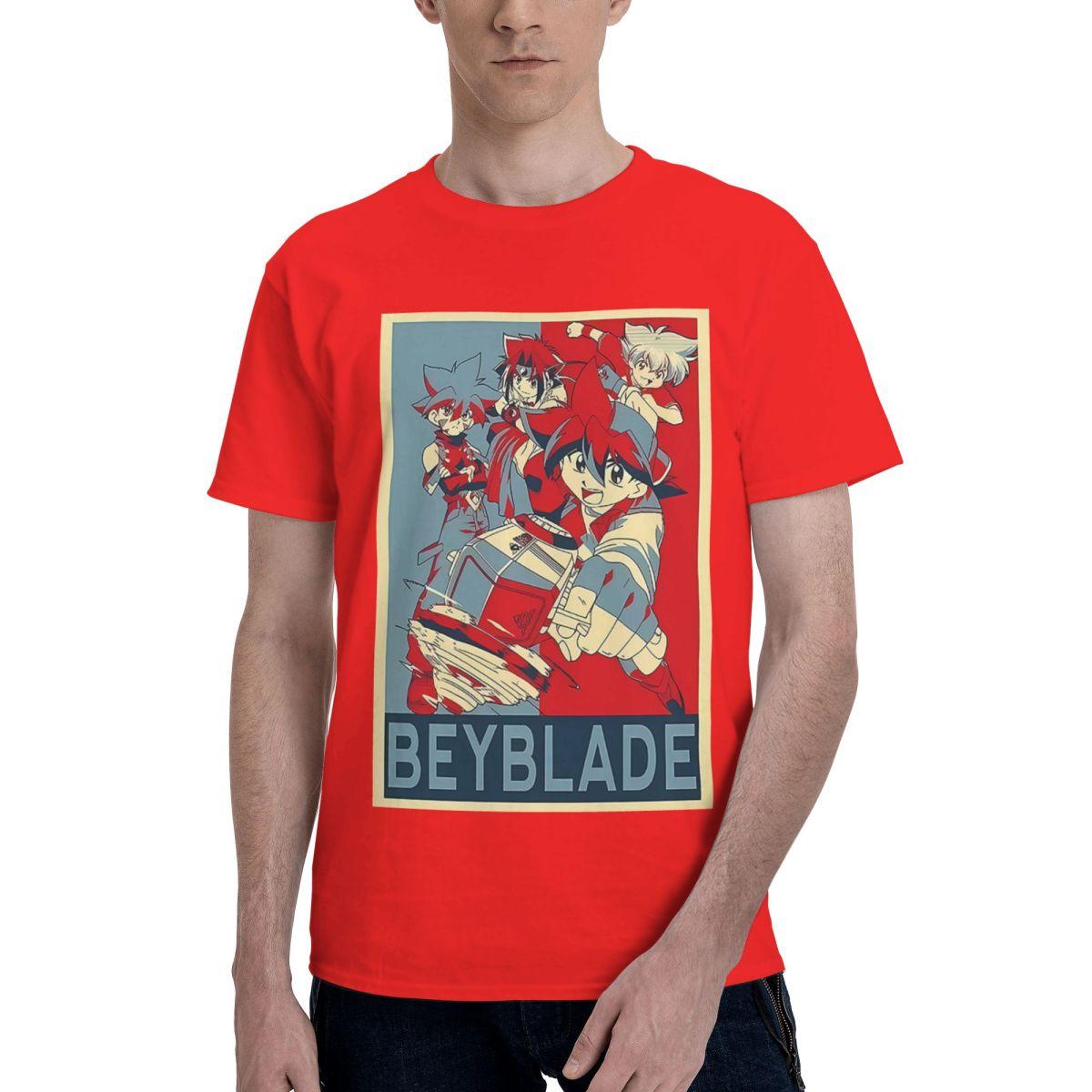Propagation BeybladeCharacters 100 Cotton Casual Breathable Confortable Anime Funny TShirt For Men Men Clothes S