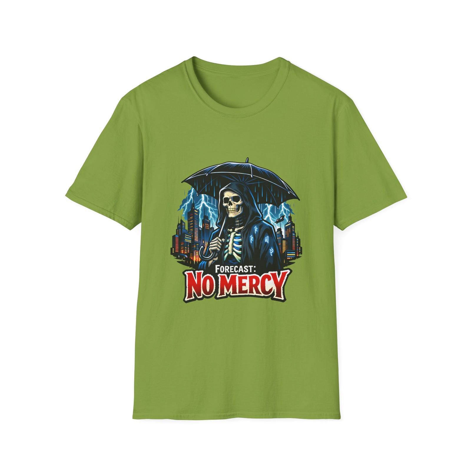Skeleton City Cyberpunk Dark Fantasy Gothic Skyline Unisex Softstyle T-Shirt S разноцветный