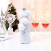 Sequins Christmas Wine Bottle Bag Rose Gold Silver Pink Decor Champagne Bottle Cover Table Ornament YFA2089