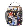 Custom G-Gintamaes Cartoon Insulated Lunch Bags for Camping Travel Food Leakproof Cooler Thermal Bento Box Women Men