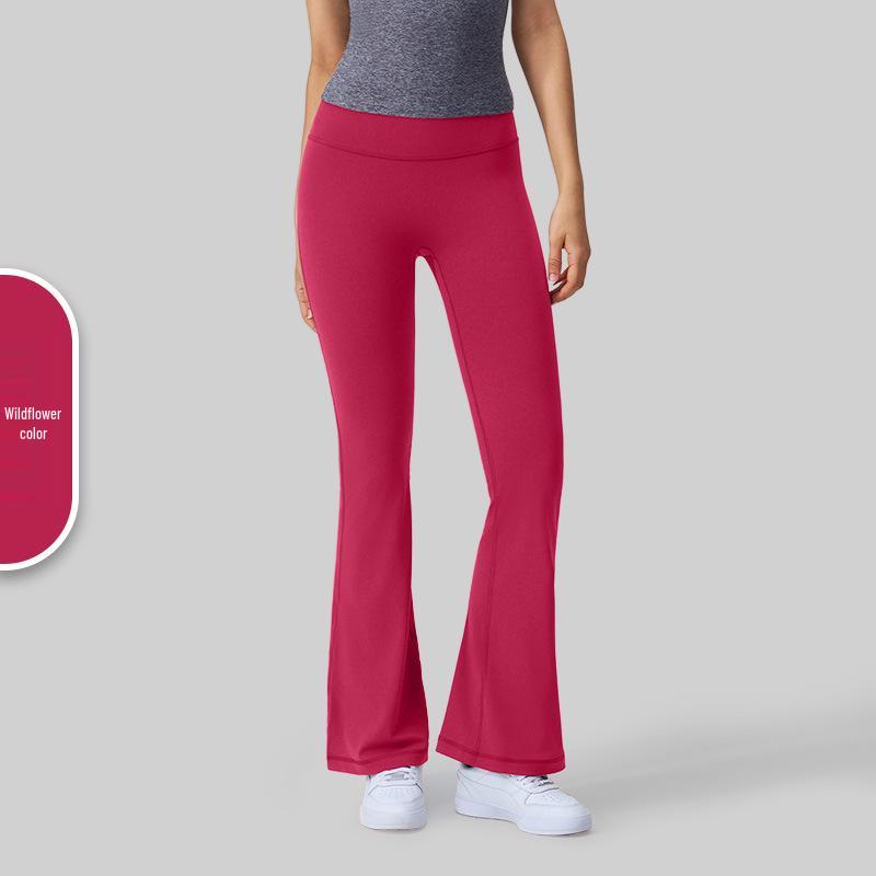 Women's High-Waisted Butt-Lifting Slightly Flared Yoga & Pilates Fitness Pants