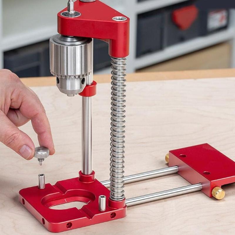 Portable Positioner Drilling Locator  Precision Woodworking Locator DIY Wood Tools Adjustable Punch Locator