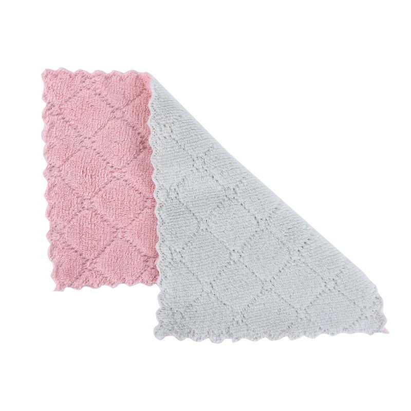 1Pc Super Absorbent Microfiber Kitchen Dish Cloth Household Cleaning Towel