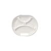 Huihuang White Melamine Divided Meal Trays