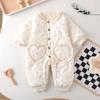 2025 Herbst/Winter Baby Mädchen Niedlicher Krabbelstrampler - Kleinkindbekleidung