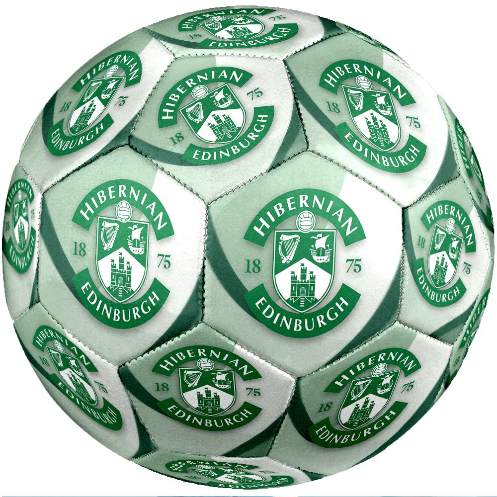 Hibernian FC Size 5 Standard Football Durable Training Match Soccer Ball for Adult Outdoor Sports