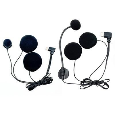 Noise Cancelling Helmet Microphone for Full Face Helmets with USB Type C Port Noise Cancellation