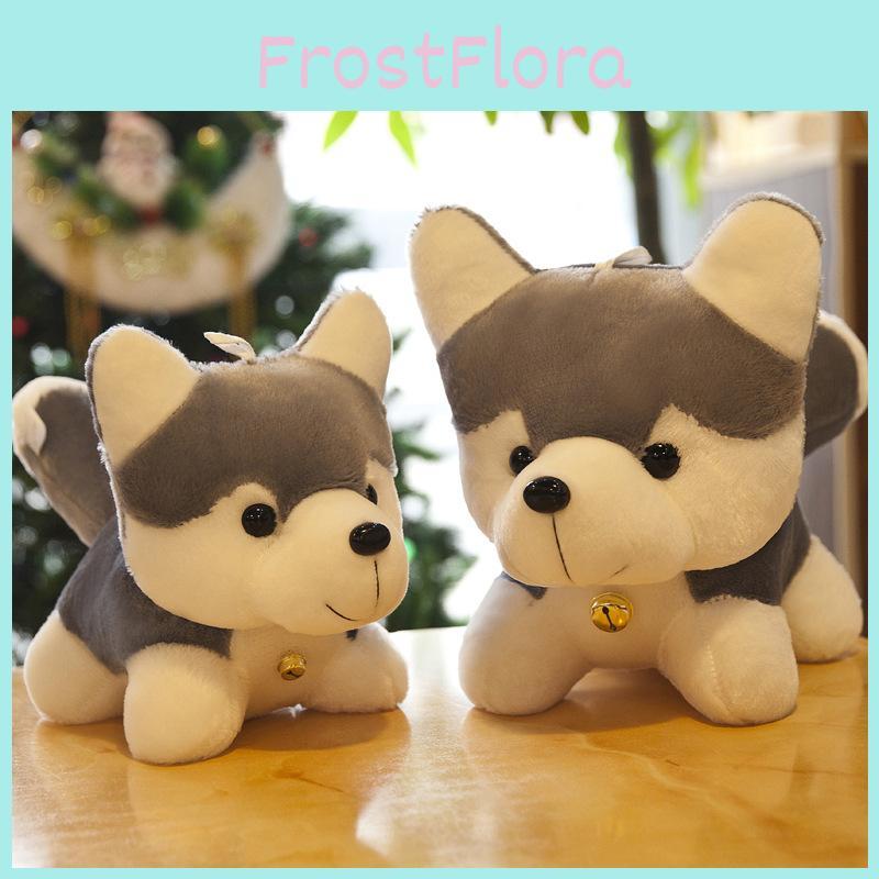 Simulation Cartoon Husky Plush Toy Animal Doll Dog Kid Soothing Gifts Sleep