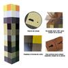 USB Rechargeable Torch Lamp for Decoration Brown