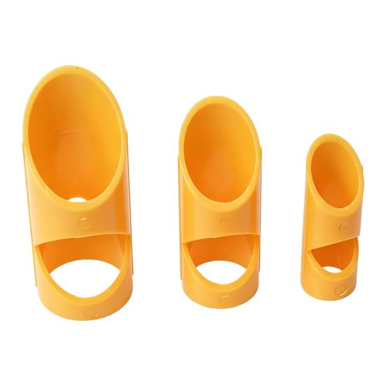 Insulation Pipe Cutting Tool 3Pcs Guide, Molded Foam Cutter Tool, Splicing Accessory Three Size Fixture for Home Industrial Commercial Plumbing