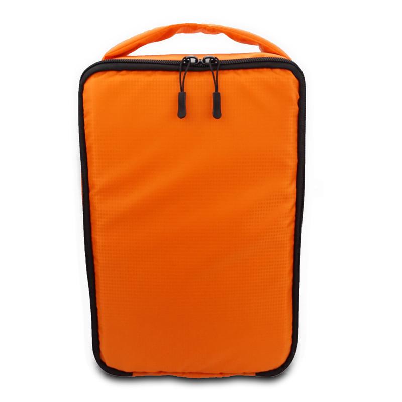 Waterproof DSLR Camera Bag with Three Lenses Compartments - Ultra-Thick, Shockproof Inner Handbag оранжевый