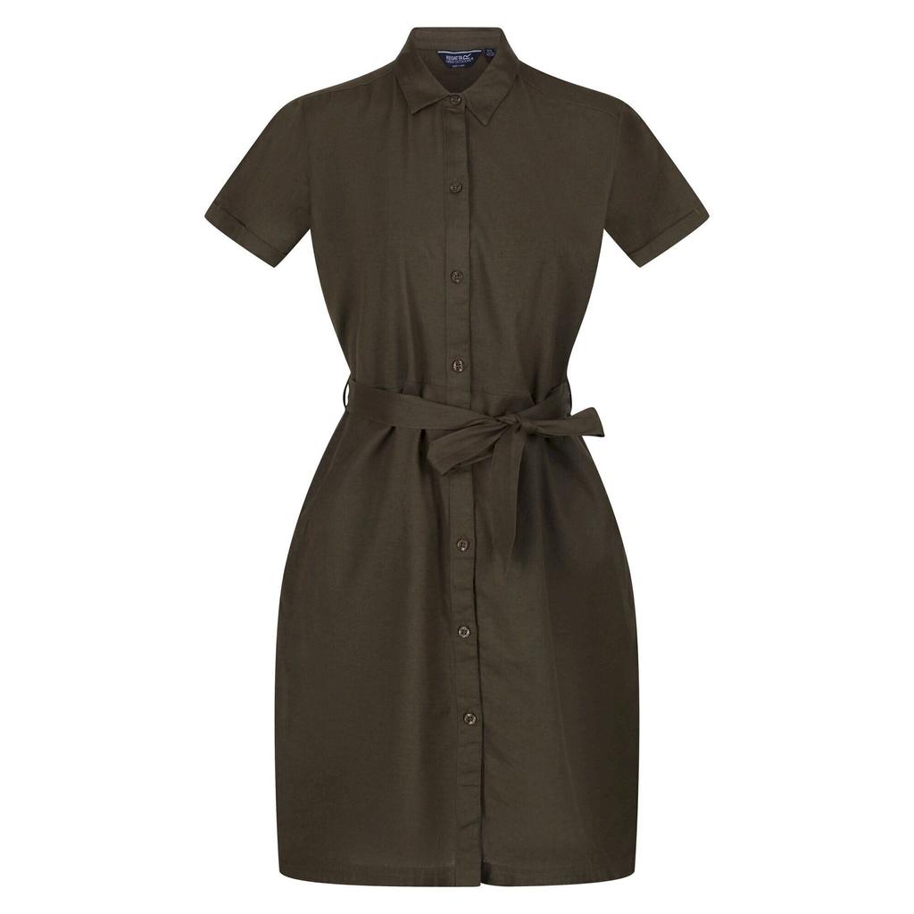 Regatta Womens/Ladies Quinta Linen Shirt Dress