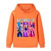 B1221 Kids Boys Girls Kpop Rumi Zoey Mira Print Long Sleeves Hoodie