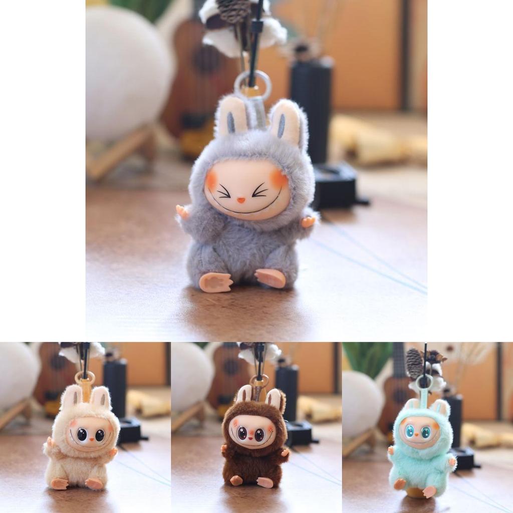 Keychain Super Plush Soft Pp Cotton With Rotating Head For Gift Kids