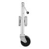 Trailer Jack with Wheel, 907 Kg Load Capacity, Heavy Duty Swivel Boat Trailer Jack with PP Dual Wheel & Ergonomic Handle, 381-685 Mm Lift Range, Fit
