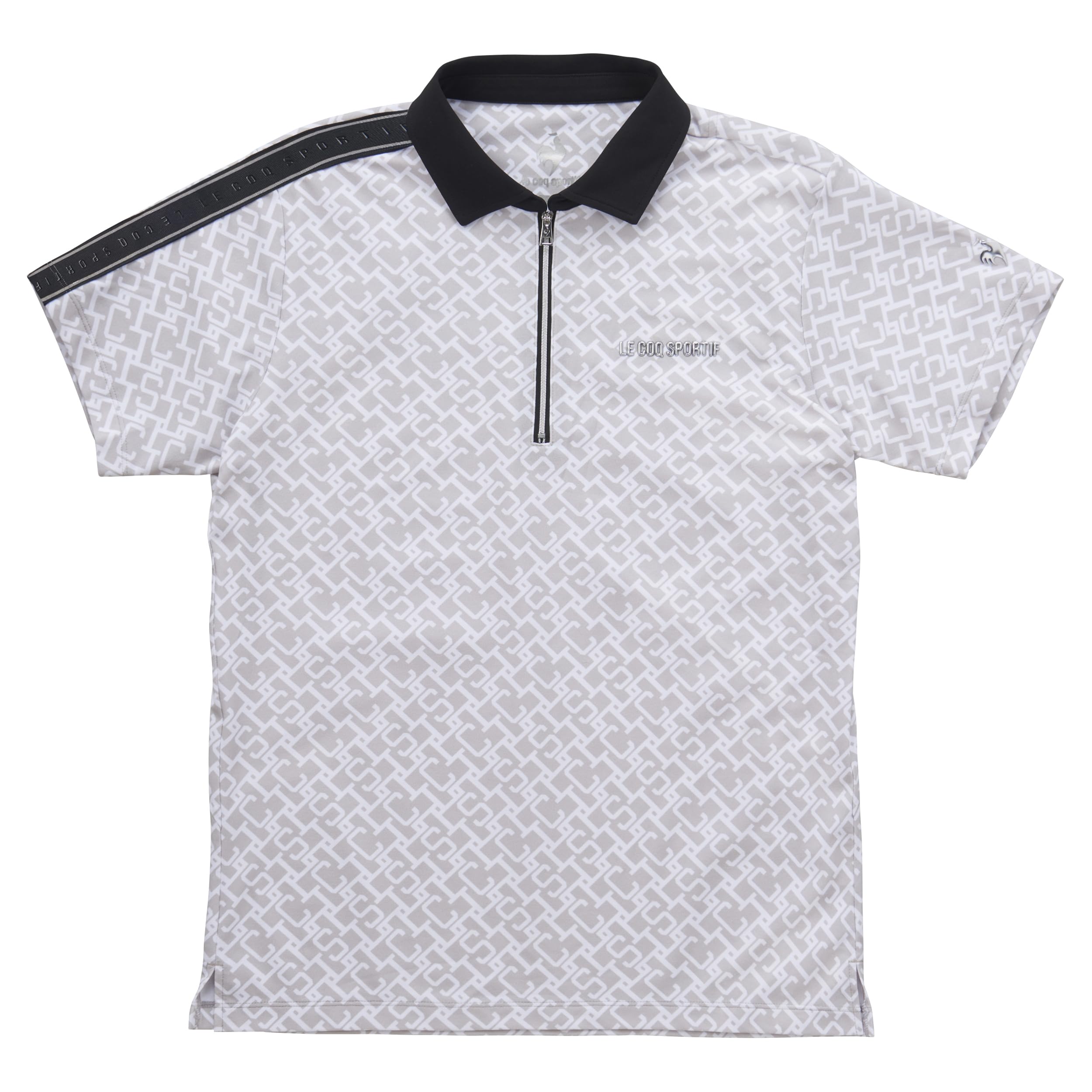 

Футболка Coq Sportif логотип BG00 [Le Golf] Короткий рукав [RIJOUME] Принт по всей поверхности, влагоотводящая, быстросохнущая, эластичная, UPF50+, солнцезащитная, элегантная,