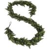Christmas Cedar Garland For Indoor Outdoor Use Flexible Length Realistic Plastic Cedar Leaves Holiday Decoration