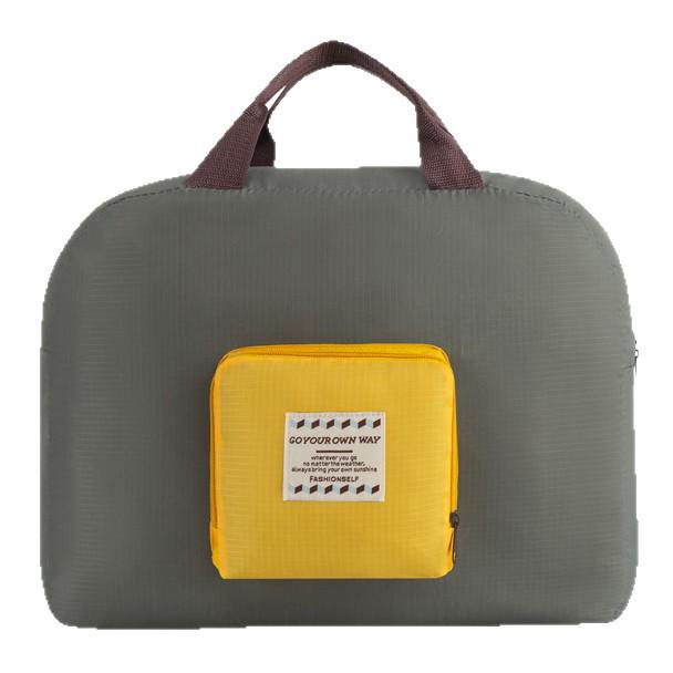 Large Capacity Foldable Korean Style Travel Bag - Handheld & Shoulder Strap