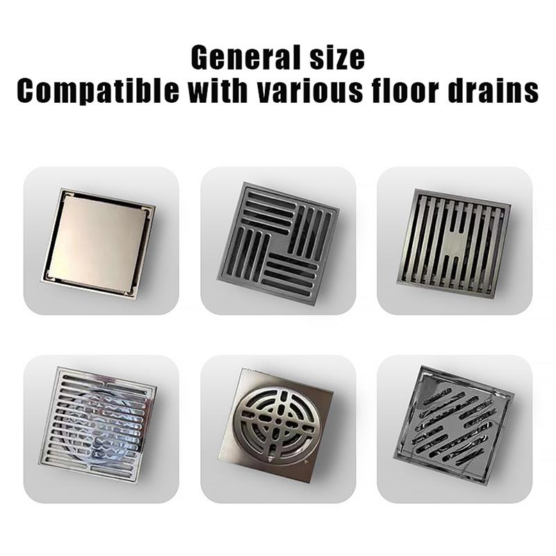 10Pcs Disposable Drain Filter Hair Catcher Hair Proof Bathroom Floor Drains Shower Drain Cover Anti-Clog Mesh For Hair/Waste