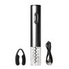 Electric Wine Opener with Foil Cutter Easy Operation Portable 2800mAh Rechargeable Wine Opener Automatic Electric Wine Bottle Corkscrew for Home Part
