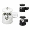 Portable Aluminum Alloy Mini Ballhead Mount, 1/4" Hot Shoe Tripod Adapter, 360°Rotatable For Cameras And Camcorders,