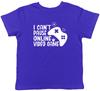 I Can't Pause Online Game Gamer Childrens Kids T-Shirt Boys Girls Gift