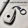Autofernbedienung Schlüsselhülle Abdeckung für Mercedes Benz A C E S G Klasse AMG GLC CLE CLA GLB GLS W177 W205 W213 W222 X167 Echtes Leder