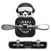 Panda Pilot - Car Rotating Propeller Cute | Cartoon Car Clip,