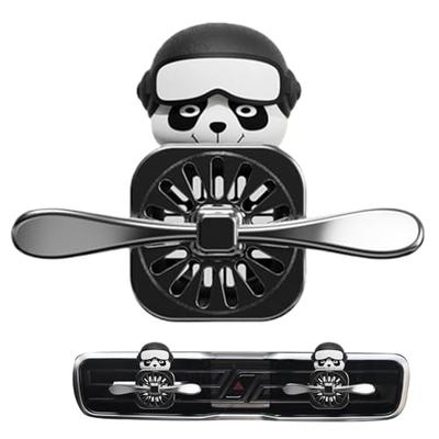 Panda Pilot - Car Rotating Propeller Cute | Cartoon Car Clip,