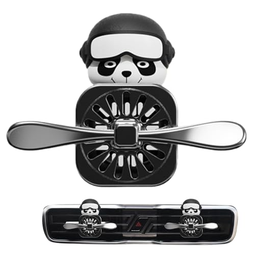 Panda Pilot - Car Rotating Propeller Cute | Cartoon Car Clip,