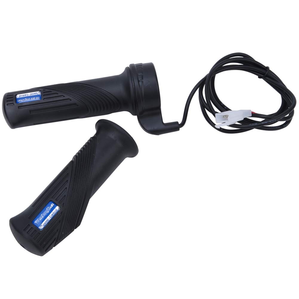 E-Bike Throttle Grip Electric Bicycle Throttle E-Bike Controller Set Scooter Tricycle Stable Speed Control 1 Pair Replacement