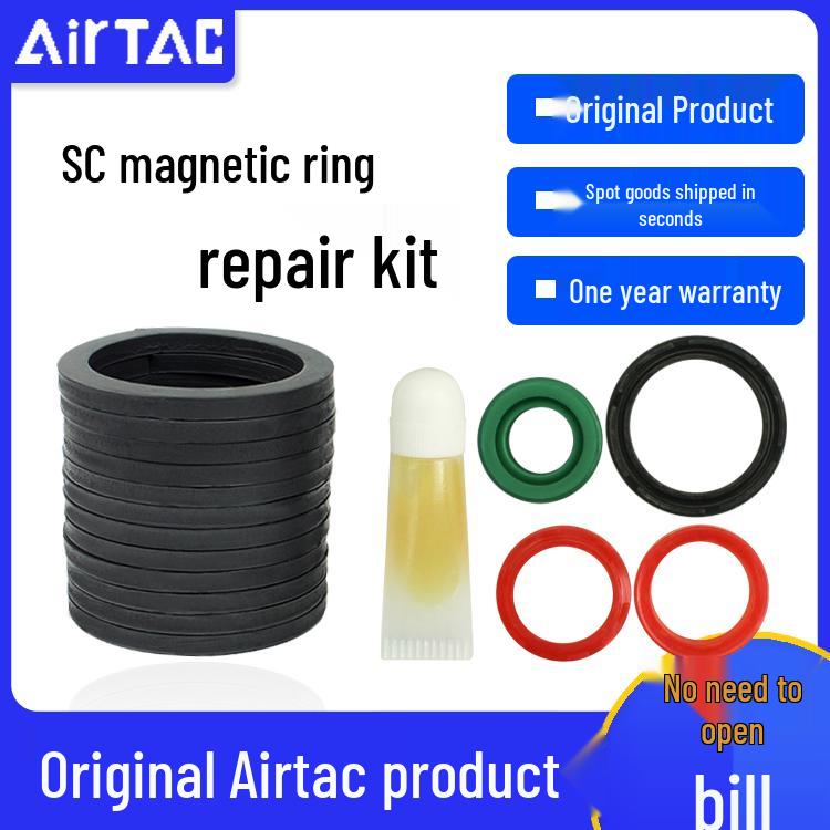 

Оригинальный ремонтный комплект магнитных колец SC для стандартных цилиндров 32/40/50/63/80/100 AirTAC SC Repair Kit TPU