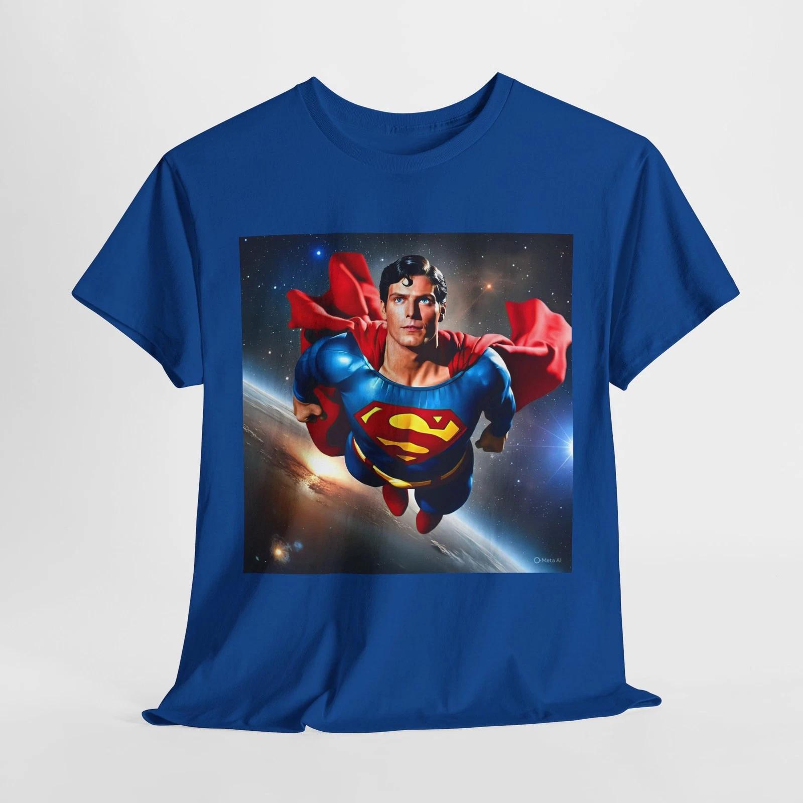 Superhero Unisex Heavy Cotton Tee, Fun Gift for Comic Fans, Casual Wear, [...] S