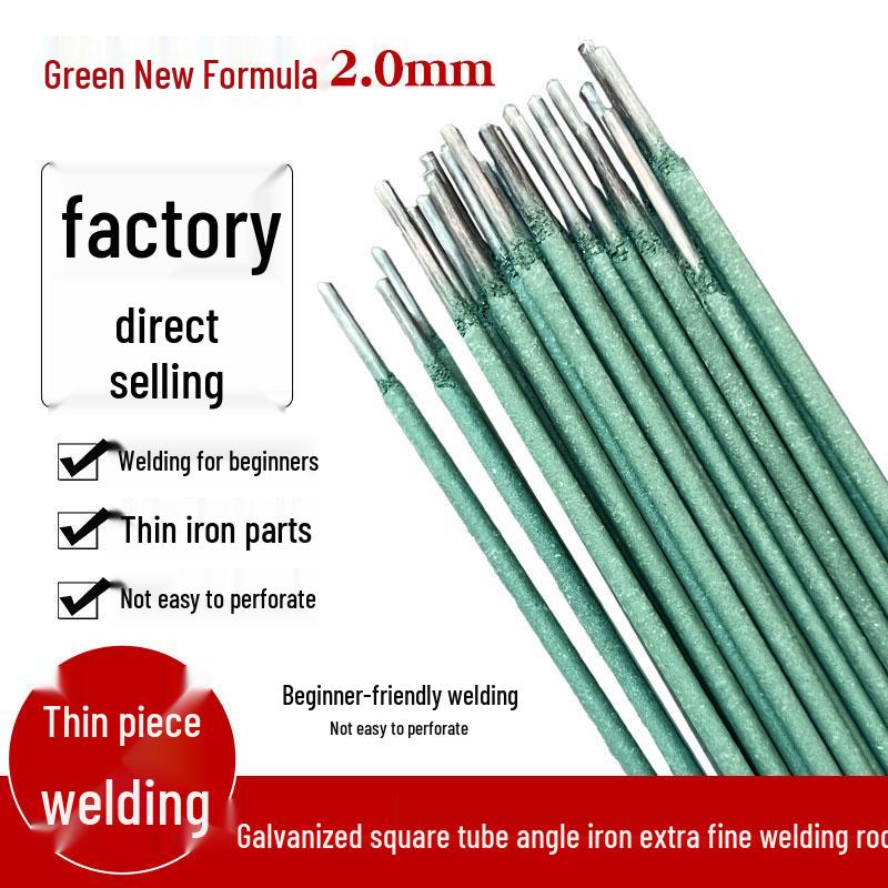 Extra Fine Green Welding Rod for Thin Iron, Galvanized Pipes, and Angle Iron Parts
