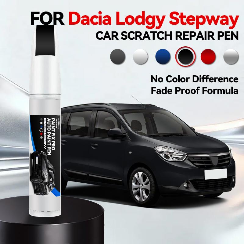 

For Dacia Lodgy Stepway 1990-2026 Paint Repair Pen Touch Up Scratch Remover DIY Auto Accessories Black White
