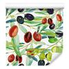 Wallpaper Fruit Leaves and Green for Living Room and Bedroom 50x1000