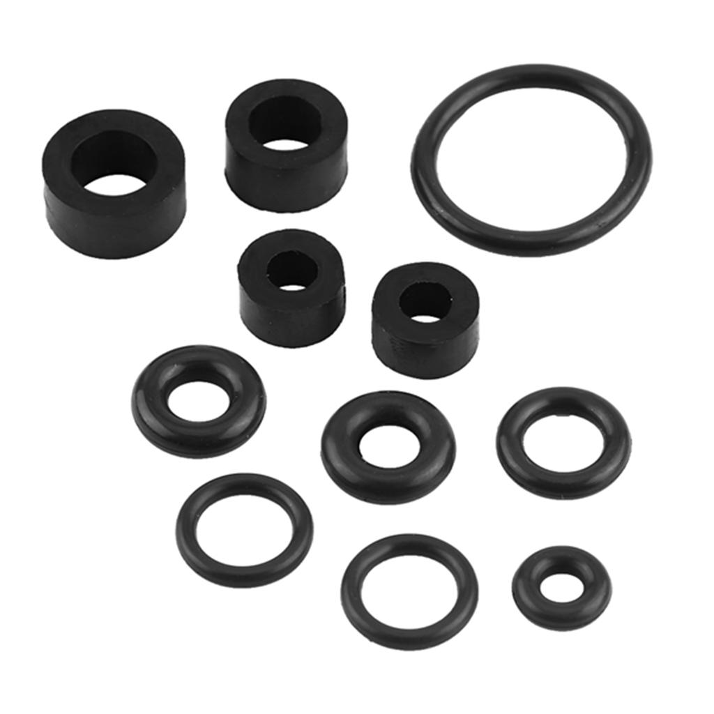Fuel Filter Housing Gasket Kit, High Quality Rubber O- s for 7.3L 99 03 International Engines, Including 4 Pipe Grommets, 2