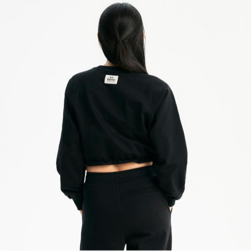 New Balance Long Sleeve Tee Nqj Nbnce1W232 19 W Crop Round sWeatshirt  Semi Ove