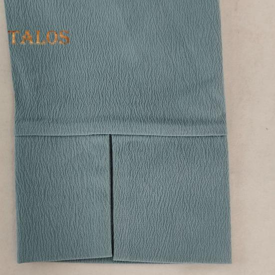 Fall Spring Women Dress Slim Waist Long Sleeves Split Hem Pure Color Lapel V Neck Shirt Type OL Commute Dating Maxi Dress