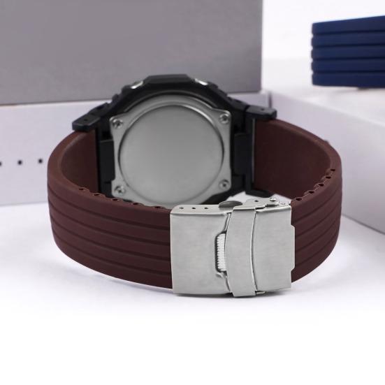 Pásek na hodinky Měkké vodotěsné příslušenství 22mm silikonový náramek na zápěstí Kompatibilní pro Casio GA-110/DW-5600/GA2100