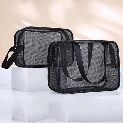 Men's Breathable Mesh Bath & Cosmetics Storage Bag